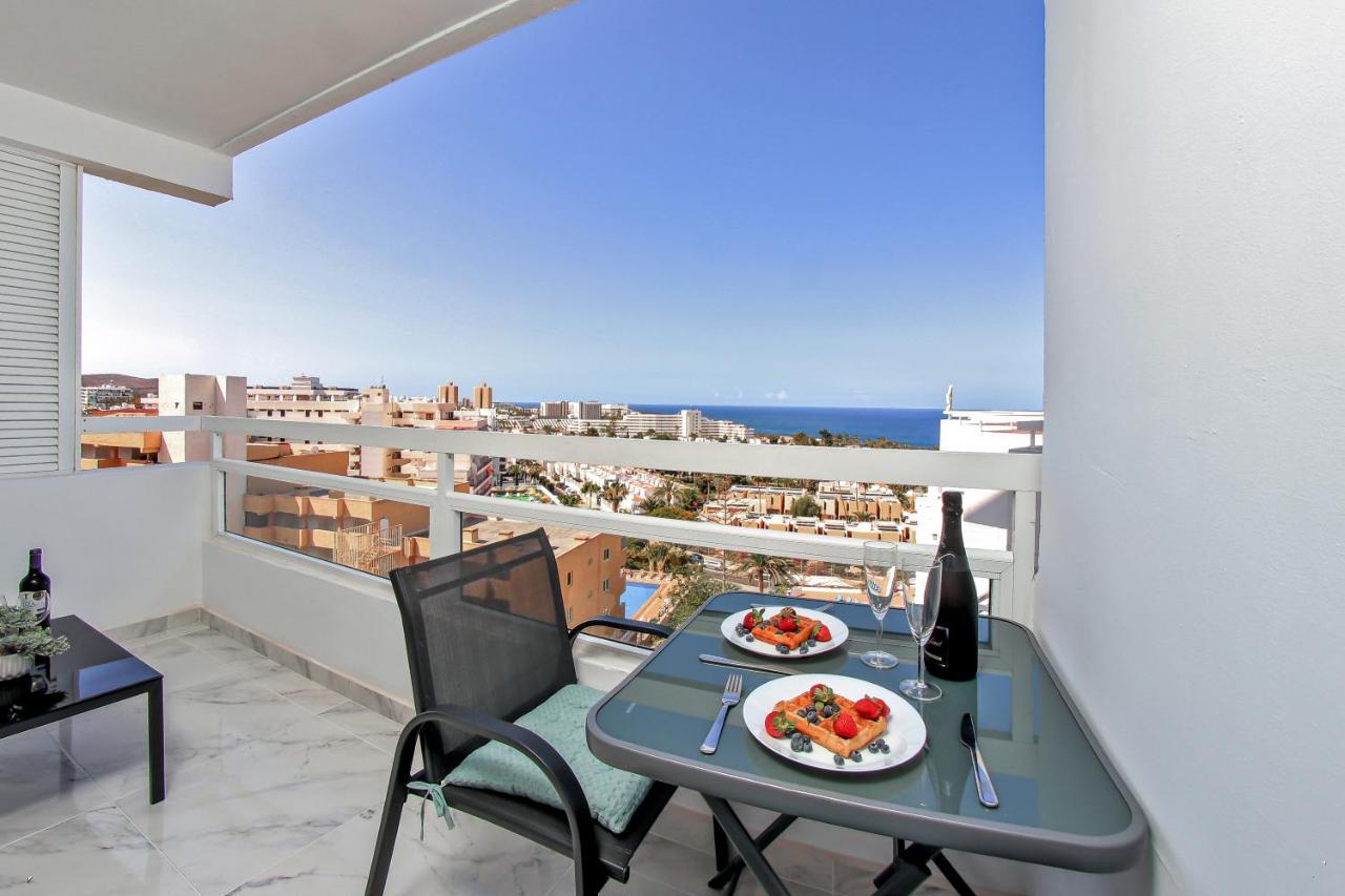 Modern Studio With A Sea View And Pool Access Ponderosa 801 Playa de las Americas (Tenerife) Exterior foto
